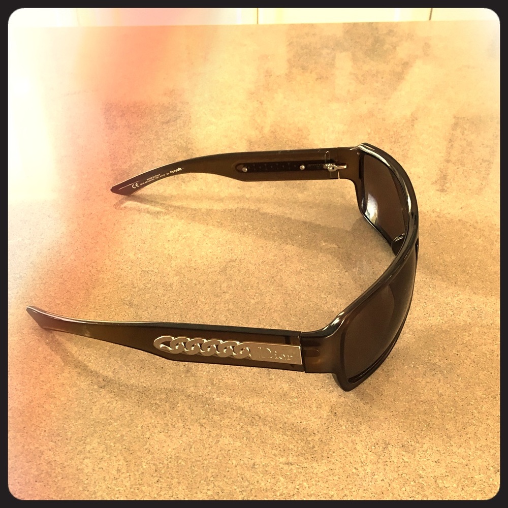 Christian Dior sunglasses authentic dark square